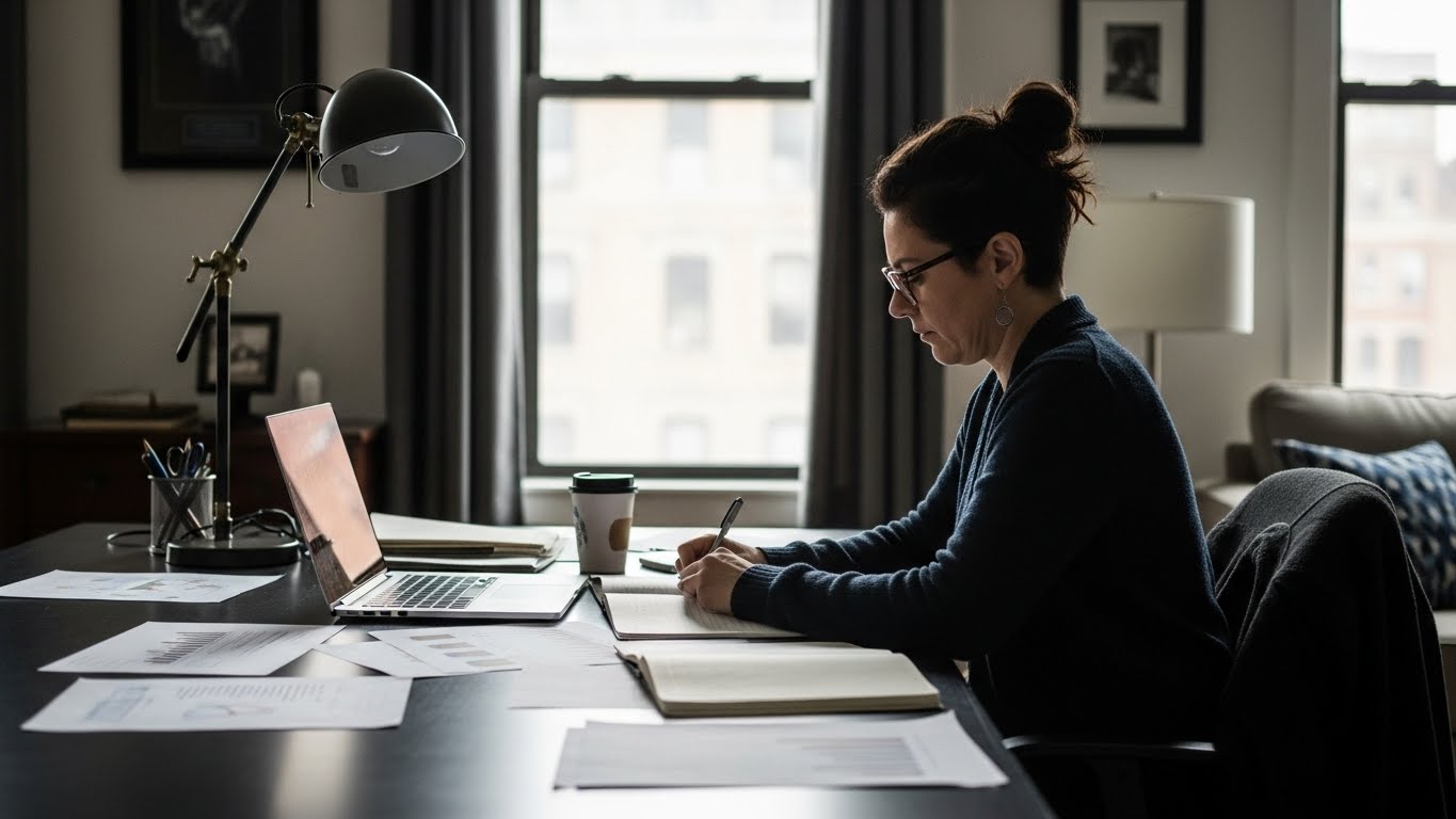 Creative team collaborating around a campaign concept.